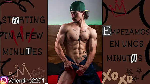 Snapshot of Valentino_Xander chatting on July 13, 1:30 am Valentino Xander online show from July 13, 1:30 am