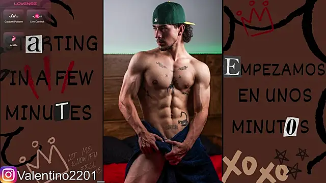 Snapshot of Valentino_Xander chatting on July 19, 12:58 am Valentino Xander online show from July 19, 12:58 am