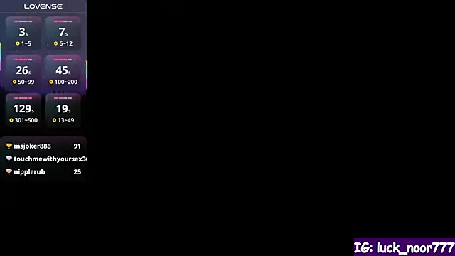 Snapshot of luck_noor7 chatting on September 12, 4:12 am luck noor7 online show from September 12, 4:12 am