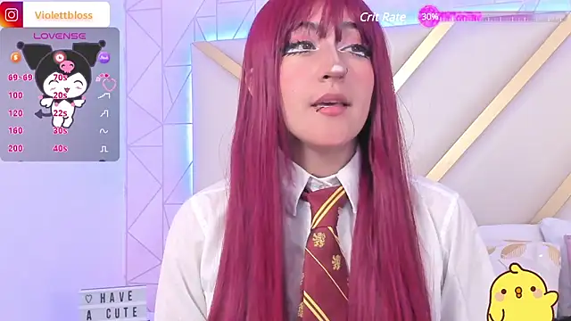 Snapshot of Violettbloss chatting on December 5, 10:34 pm Violettbloss online show from December 5, 10:34 pm