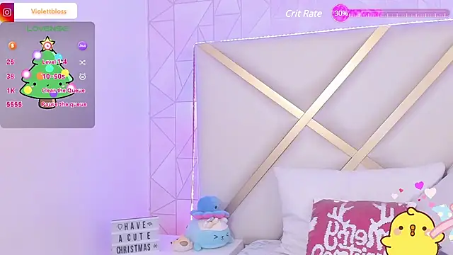 Snapshot of Violettbloss chatting on December 20, 10:22 pm Violettbloss online show from December 20, 10:22 pm