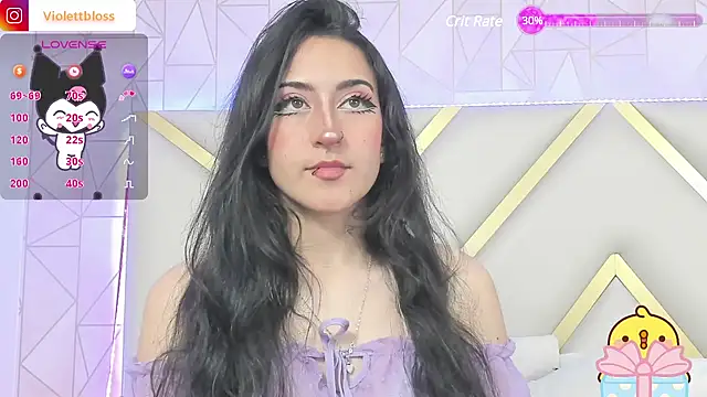 Snapshot of Violettbloss chatting on December 27, 10:26 pm Violettbloss online show from December 27, 10:26 pm