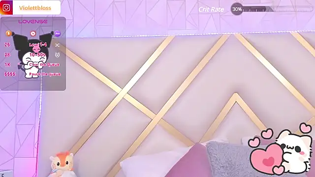 Snapshot of Violettbloss chatting on January 14, 5:19 am Violettbloss online show from January 14, 5:19 am