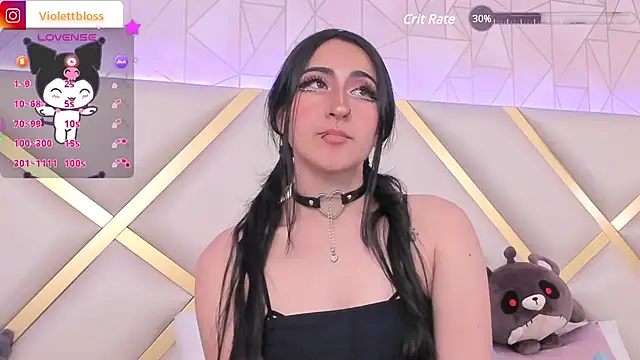 Snapshot of Violettbloss chatting on January 29, 3:33 am Violettbloss online show from January 29, 3:33 am