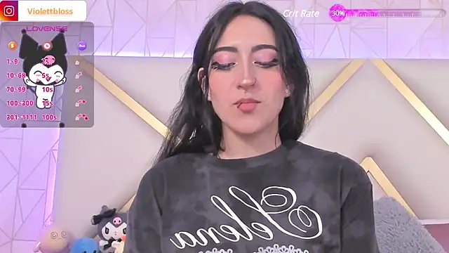 Snapshot of Violettbloss chatting on February 5, 9:29 pm Violettbloss online show from February 5, 9:29 pm