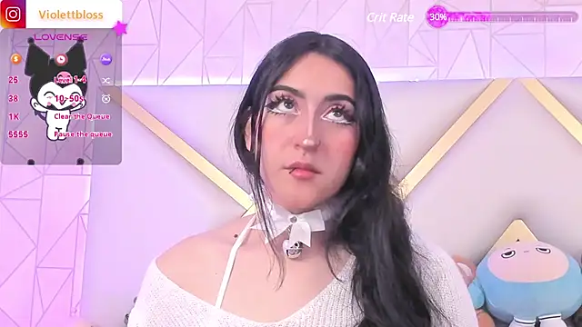 Snapshot of Violettbloss chatting on March 6, 9:31 pm Violettbloss online show from March 6, 9:31 pm