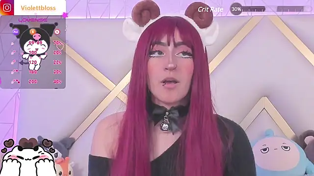 Snapshot of Violettbloss chatting on March 14, 12:32 am Violettbloss online show from March 14, 12:32 am