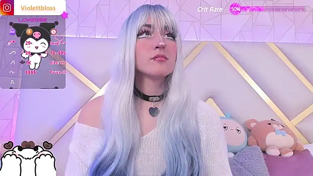 Snapshot of Violettbloss chatting on March 14, 9:21 pm Violettbloss online show from March 14, 9:21 pm