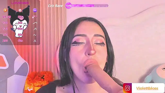 Snapshot of Violettbloss chatting on September 12, 3:50 am Violettbloss online show from September 12, 3:50 am