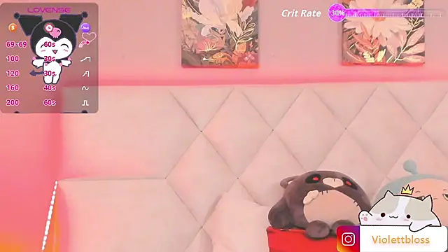 Snapshot of Violettbloss chatting on October 21, 3:51 am Violettbloss online show from October 21, 3:51 am