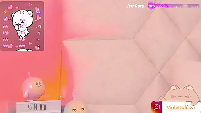 Snapshot of Violettbloss chatting on October 29, 3:09 am Violettbloss online show from October 29, 3:09 am