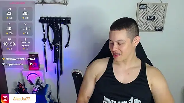 Alan hadid1 online show from January 25, 12:48 am