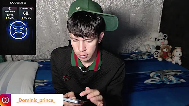 DominicPrince online show from February 21, 9:05 pm