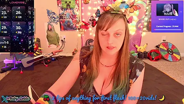 BabyZelda online show from March 23, 8:26 am