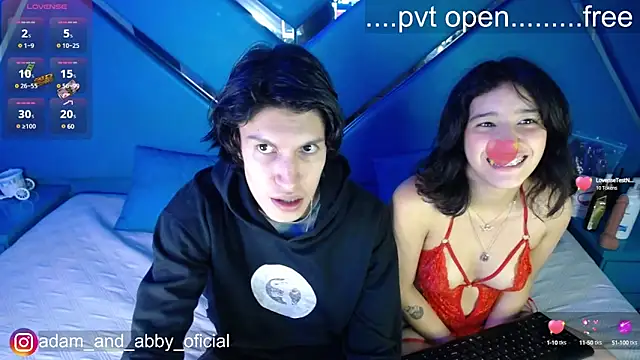 Adam and abby online show from January 8, 9:01 pm