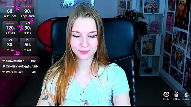 Snapshot of CuteMousee chatting on January 30, 11:44 am CuteMousee online show from January 30, 11:44 am