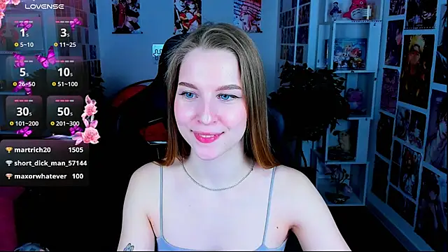 Snapshot of CuteMousee chatting on February 19, 6:00 pm CuteMousee online show from February 19, 6:00 pm