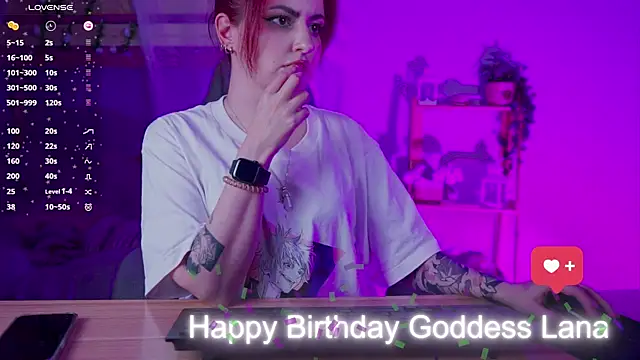 Snapshot of Lana__May chatting on January 11, 5:51 pm Lana May online show from January 11, 5:51 pm