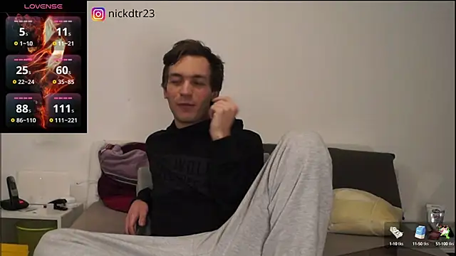 Snapshot of nickdtr chatting on February 21, 6:26 pm nickdtr online show from February 21, 6:26 pm