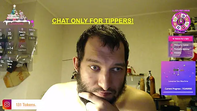 BISEXGOOD777 online show from January 7, 7:49 pm