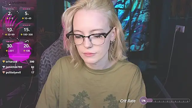 Snapshot of Crackling_Tatii chatting on March 21, 12:51 am Crackling Tatii online show from March 21, 12:51 am