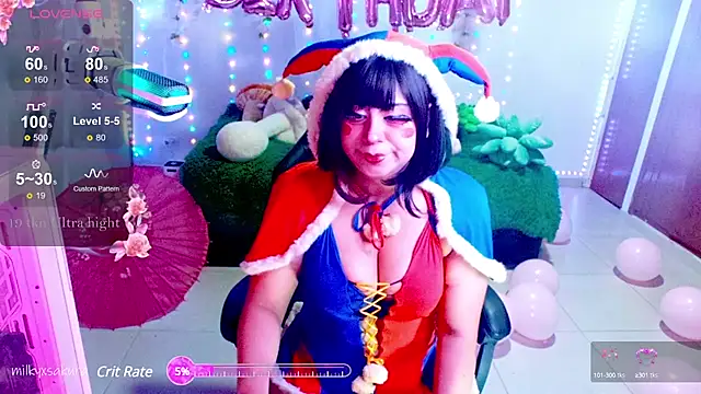 MilkyXSakura online show from February 13, 3:39 am