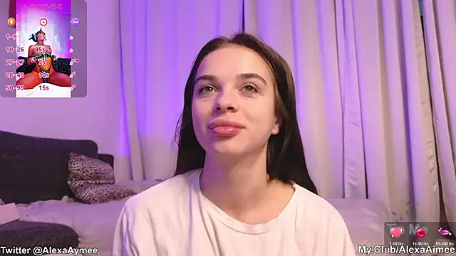 Snapshot of AlexaAimee chatting on March 18, 4:15 am AlexaAimee online show from March 18, 4:15 am