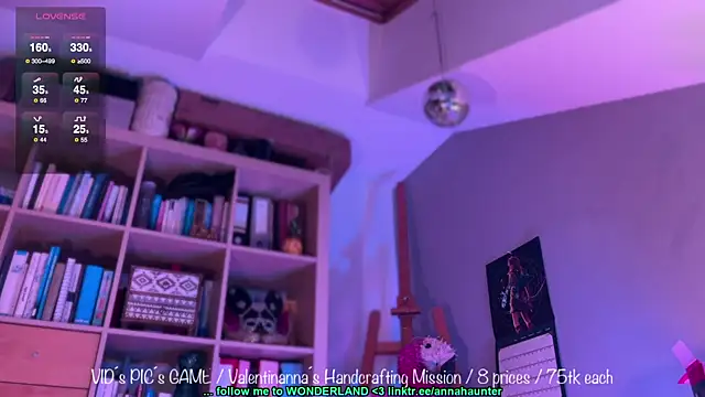AnnaHaunter18 online show from February 21, 7:21 pm