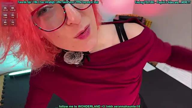 AnnaHaunter18 online show from September 20, 2:40 pm