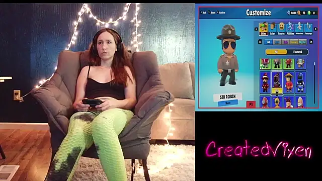 CreatedVixen online show from October 20, 1:22 pm
