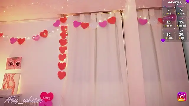 AbyWhitee online show from March 15, 7:25 am