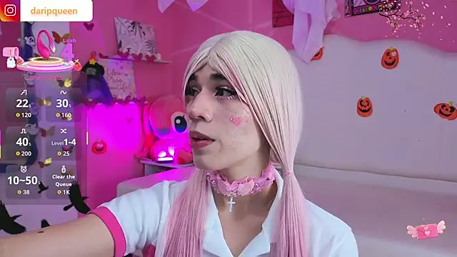 DaripQueen online show from October 16, 1:45 pm