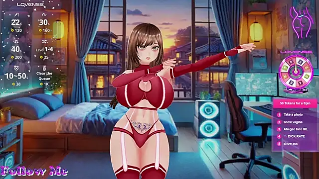 Snapshot of Hanaedamngirl chatting on December 3, 1:57 am Hanaedamngirl online show from December 3, 1:57 am