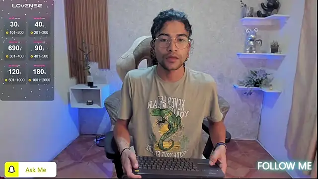 Aaron Jassell1 online show from March 12, 11:01 pm
