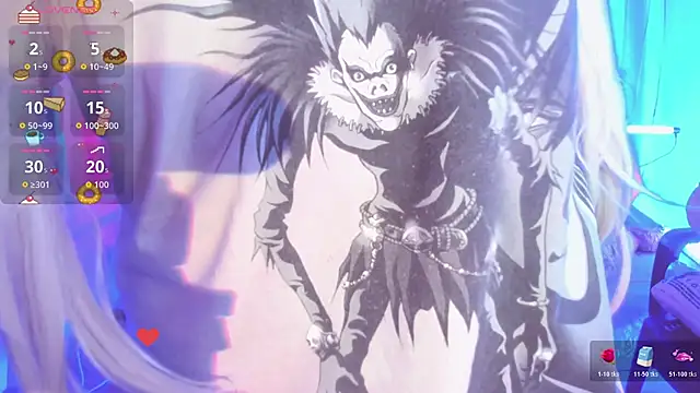 Lilith Asami online show from February 12, 9:59 am