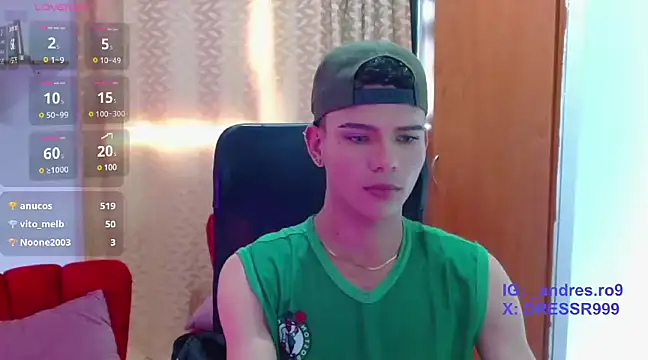 adonis lovely online show from March 2, 12:01 pm