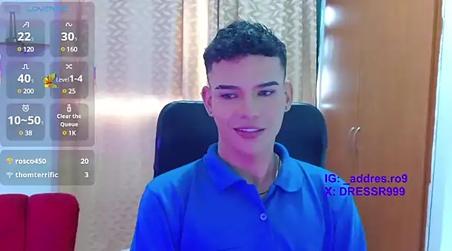 adonis lovely online show from March 14, 3:25 pm