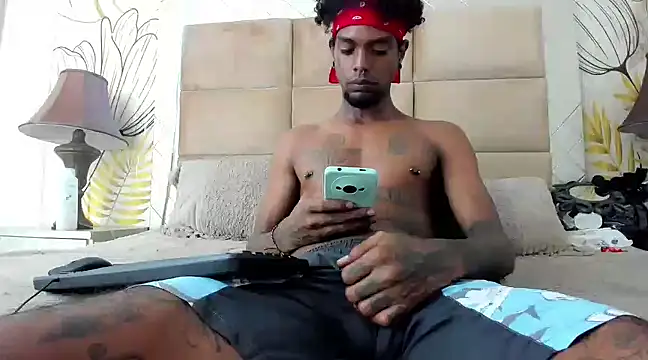 Snapshot of bigblackhotx1 chatting on February 25, 6:58 am bigblackhotx1 online show from February 25, 6:58 am