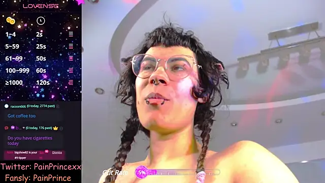 pain princee online show from December 5, 3:17 pm