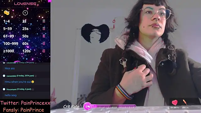 pain princee online show from January 16, 2:41 pm