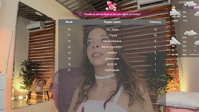 Sapphire Venuss online show from March 13, 10:54 pm