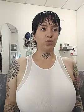 Snapshot of KatInk chatting on February 26, 2:16 pm KatInk online show from February 26, 2:16 pm