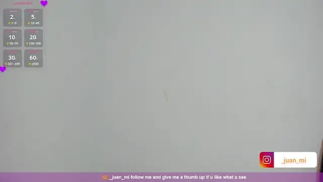 juanmiss online show from October 13, 10:15 am