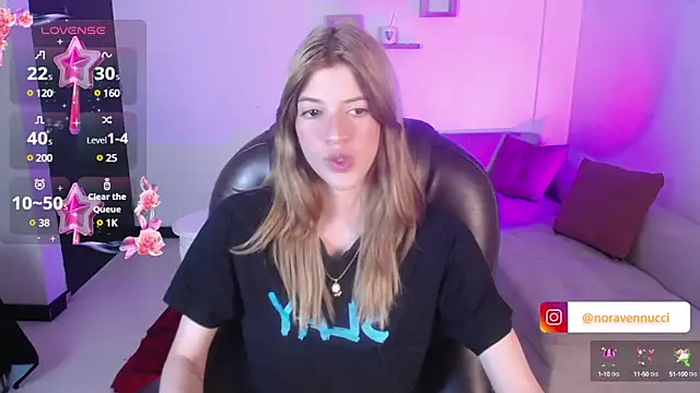 Snapshot of Nora_Vennucci chatting on February 7, 6:45 pm Nora Vennucci online show from February 7, 6:45 pm