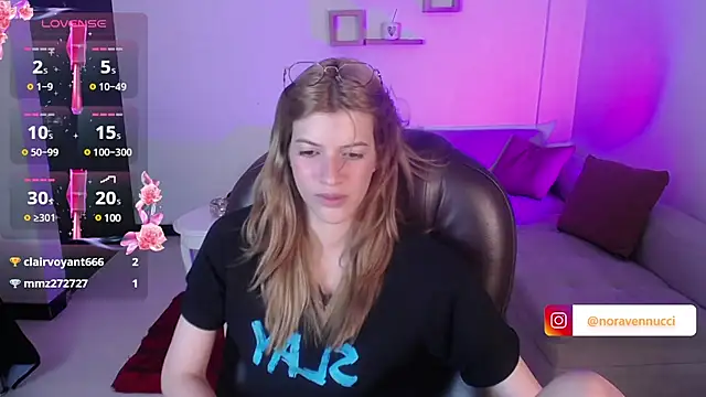 Snapshot of Nora_Vennucci chatting on February 7, 9:48 pm Nora Vennucci online show from February 7, 9:48 pm