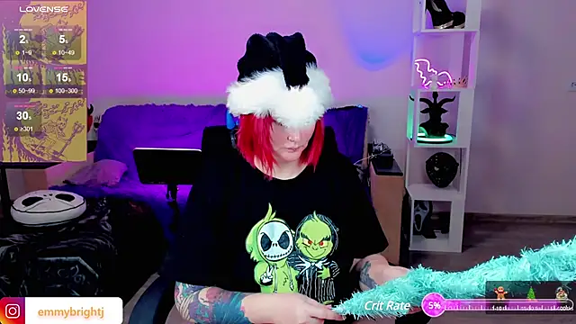 Emmybrightj  online show from December 17, 12:12 am