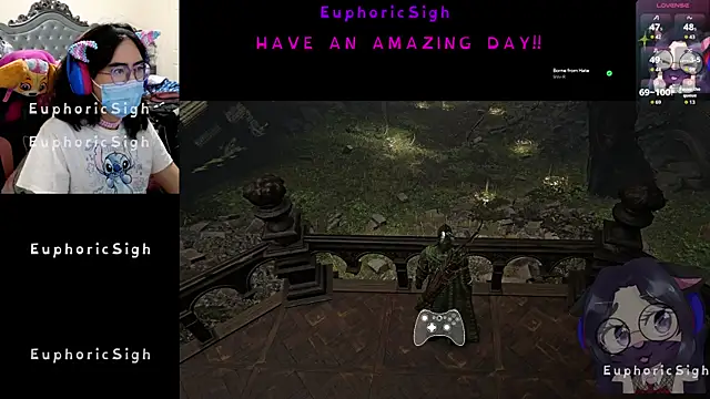 Snapshot of EuphoricSigh chatting on March 1, 6:43 pm EuphoricSigh online show from March 1, 6:43 pm