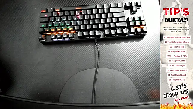 Calihotcaliente277 online show from October 4, 11:30 am