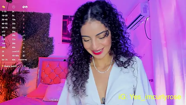 CurlyRose   online show from September 12, 9:59 pm