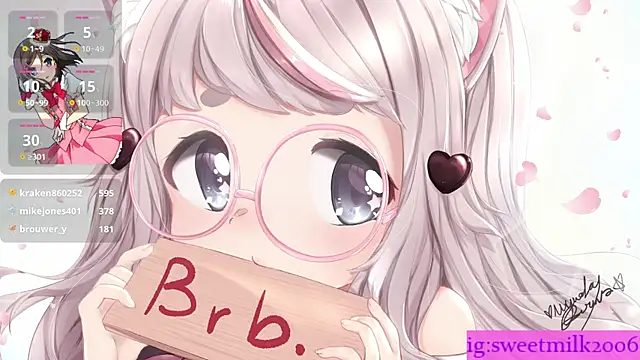 sweetmilk2006 online show from January 14, 11:53 am